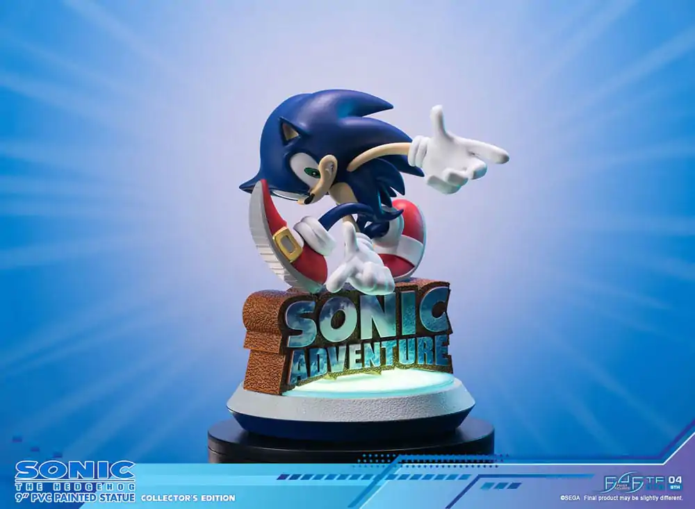 Sonic Adventure PVC Statuetka Sonic the Hedgehog Edycja Kolekcjonerska 23 cm zdjęcie produktu