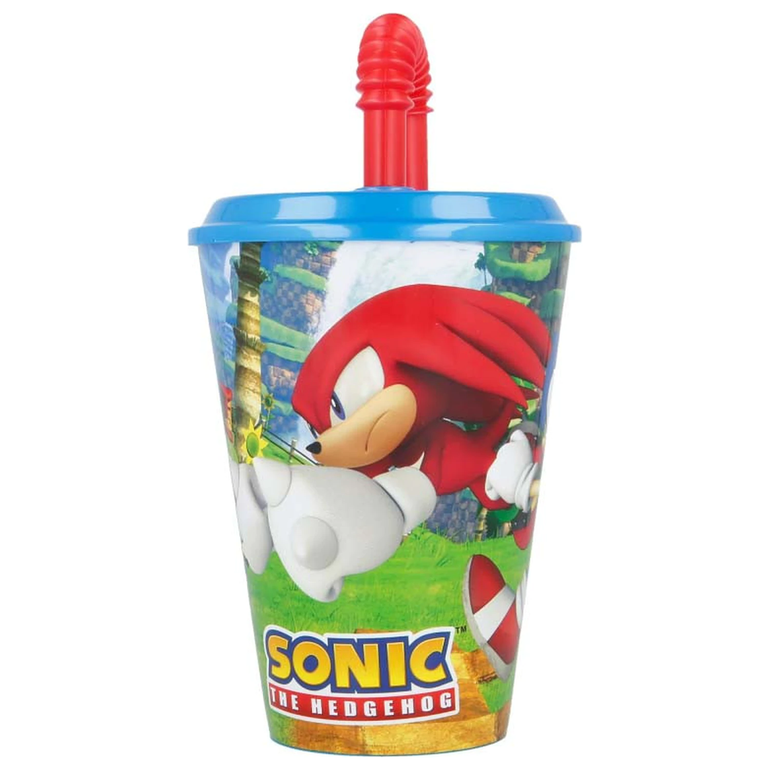 Sonic Adventure kubek ze słomką, plastikowy 430 ml zdjęcie produktu