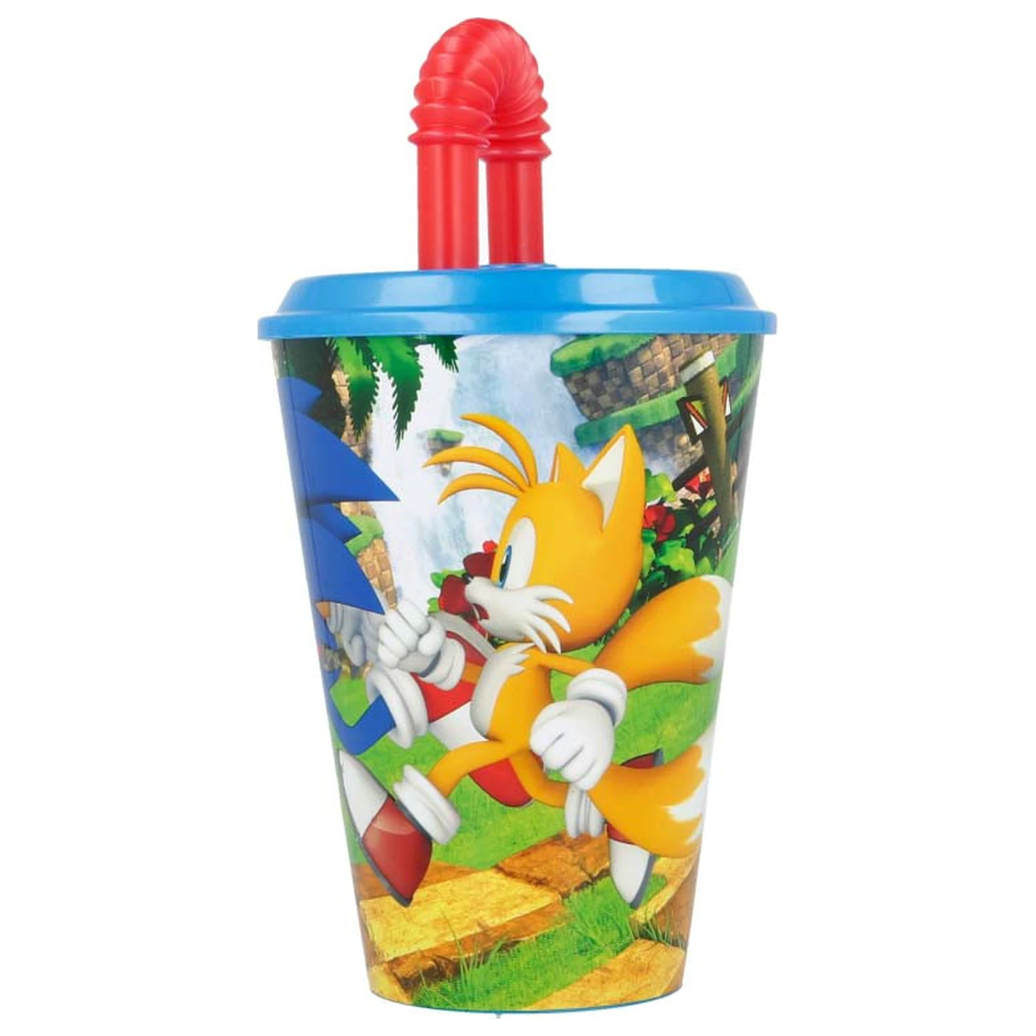 Sonic Adventure kubek ze słomką, plastikowy 430 ml zdjęcie produktu
