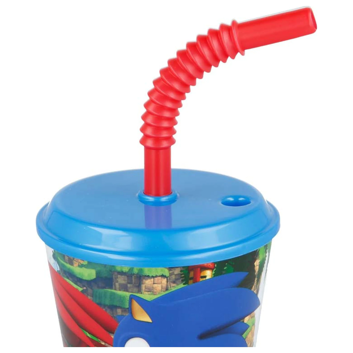 Sonic Adventure kubek ze słomką, plastikowy 430 ml zdjęcie produktu