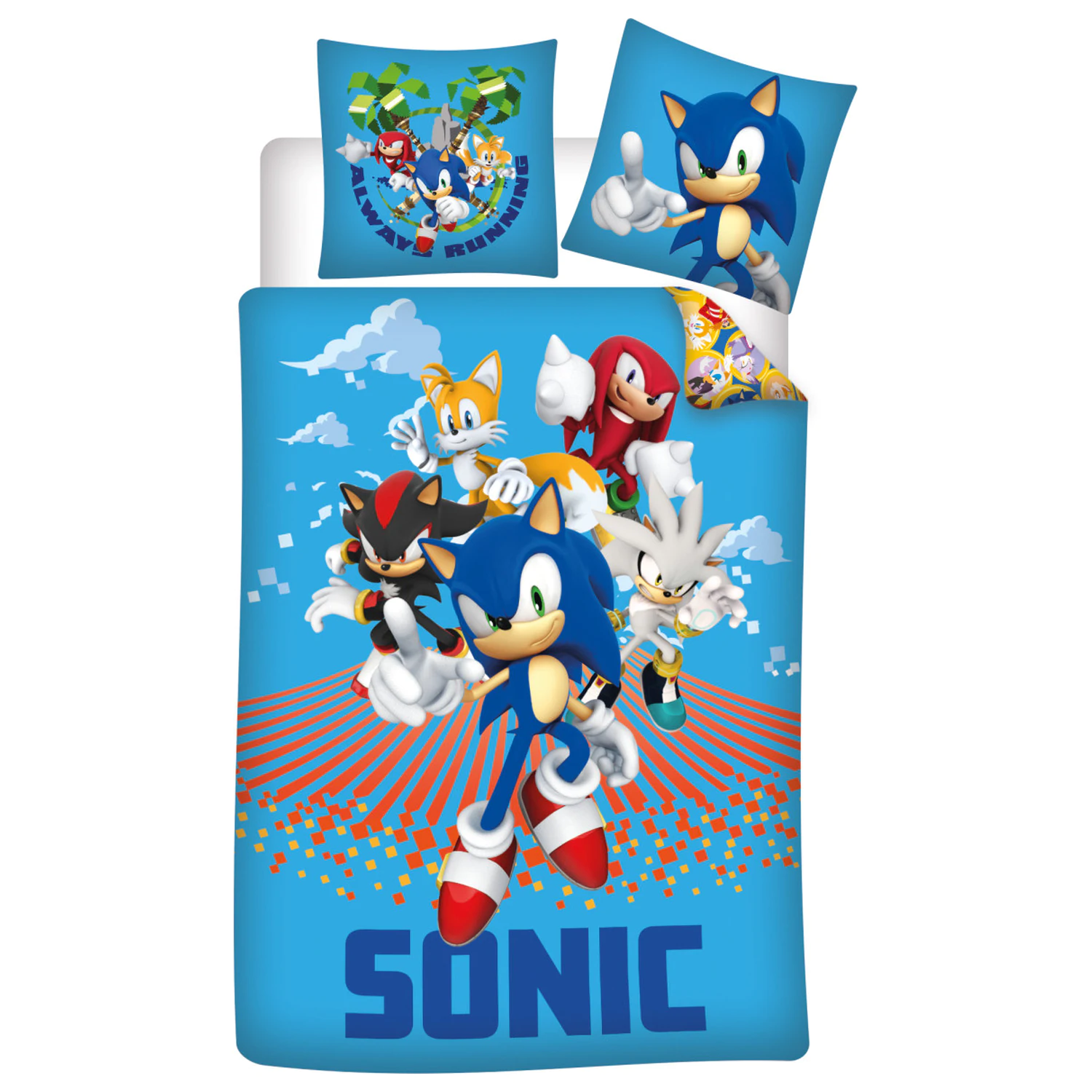 Sonic Always Running Toddler, Preschool Poszwa na kołdrę zdjęcie produktu