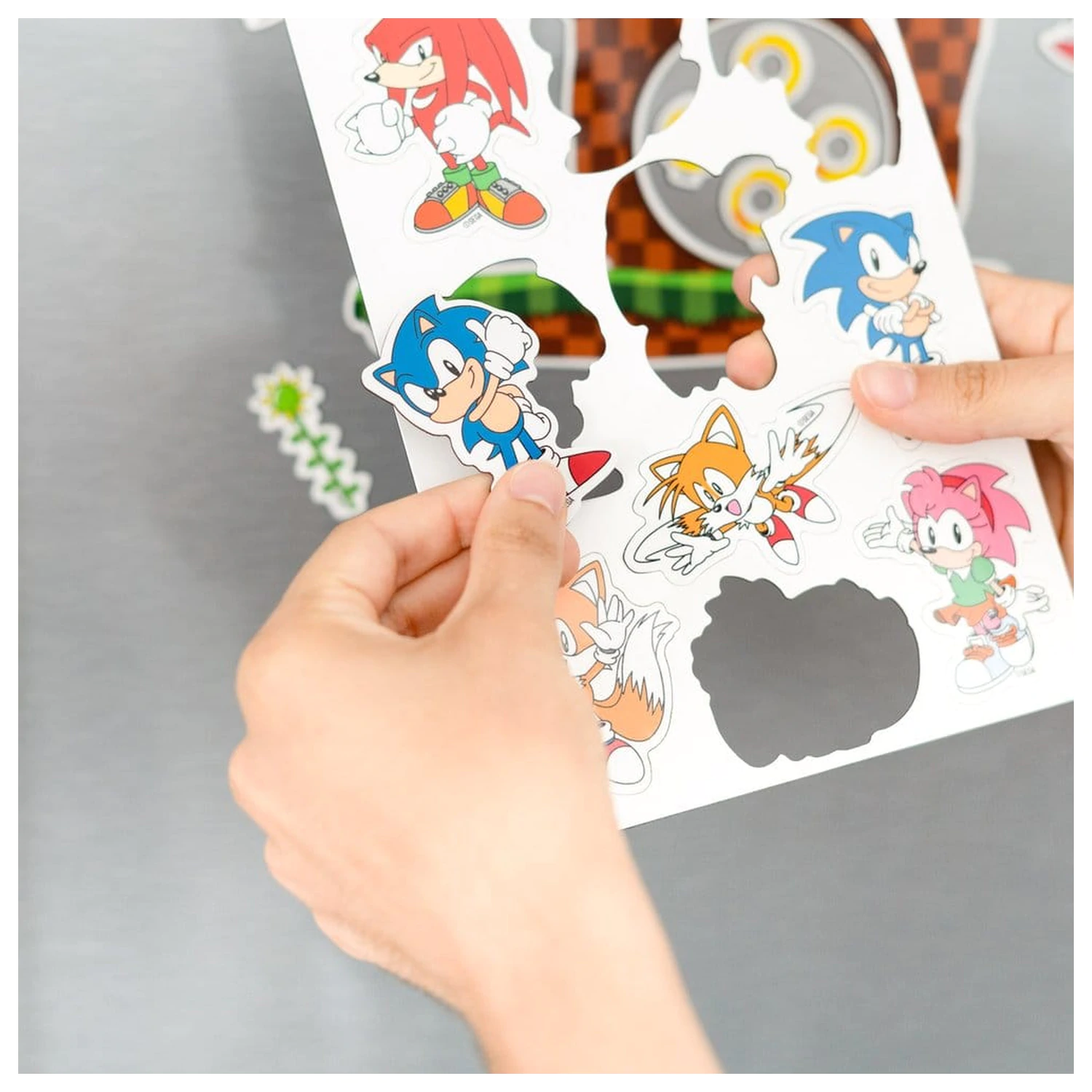 Sonic zestaw magnesów die-cut zdjęcie produktu