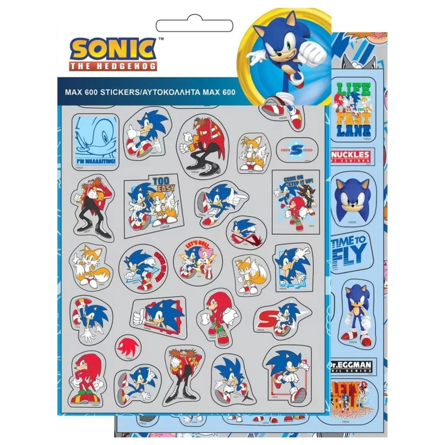 Sonic Fast zestaw naklejek 600-częściowy zdjęcie produktu