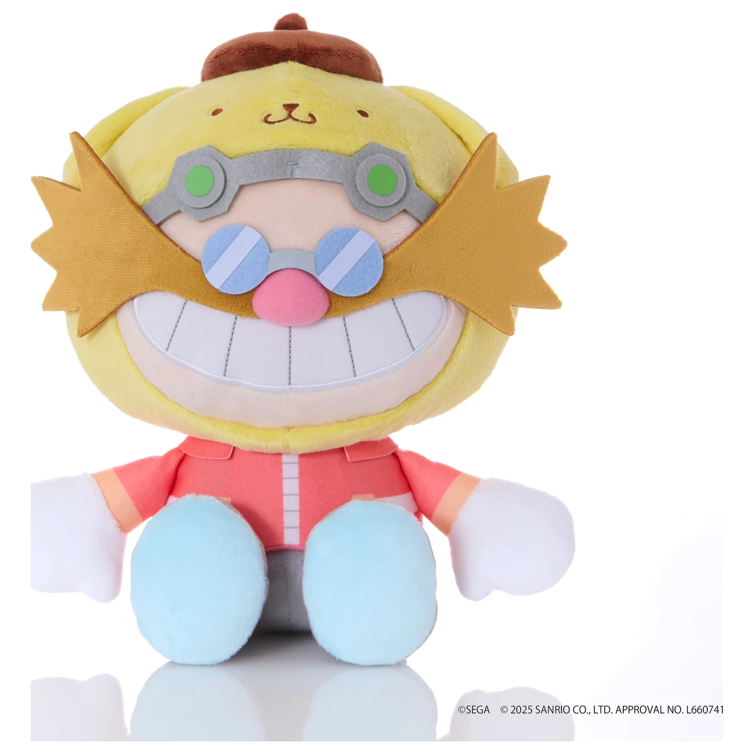 Sonic & Friends X Sanrio Dr. Eggman X Pompompurin Pluszowa Zabawka 24cm zdjęcie produktu