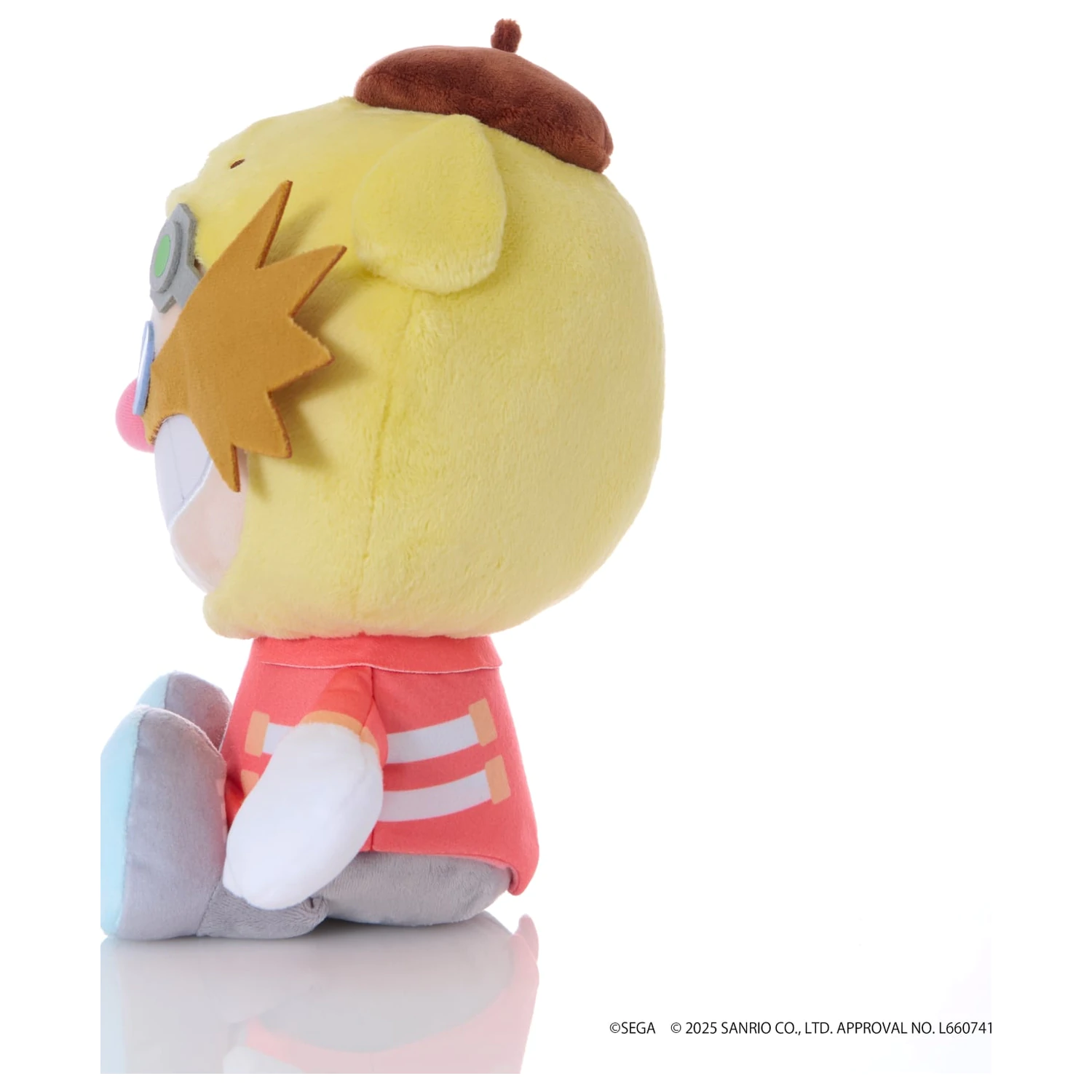 Sonic & Friends X Sanrio Dr. Eggman X Pompompurin Pluszowa Zabawka 24cm zdjęcie produktu