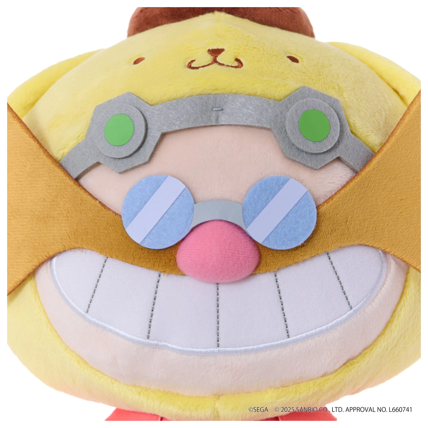 Sonic & Friends X Sanrio Dr. Eggman X Pompompurin Pluszowa Zabawka 24cm zdjęcie produktu