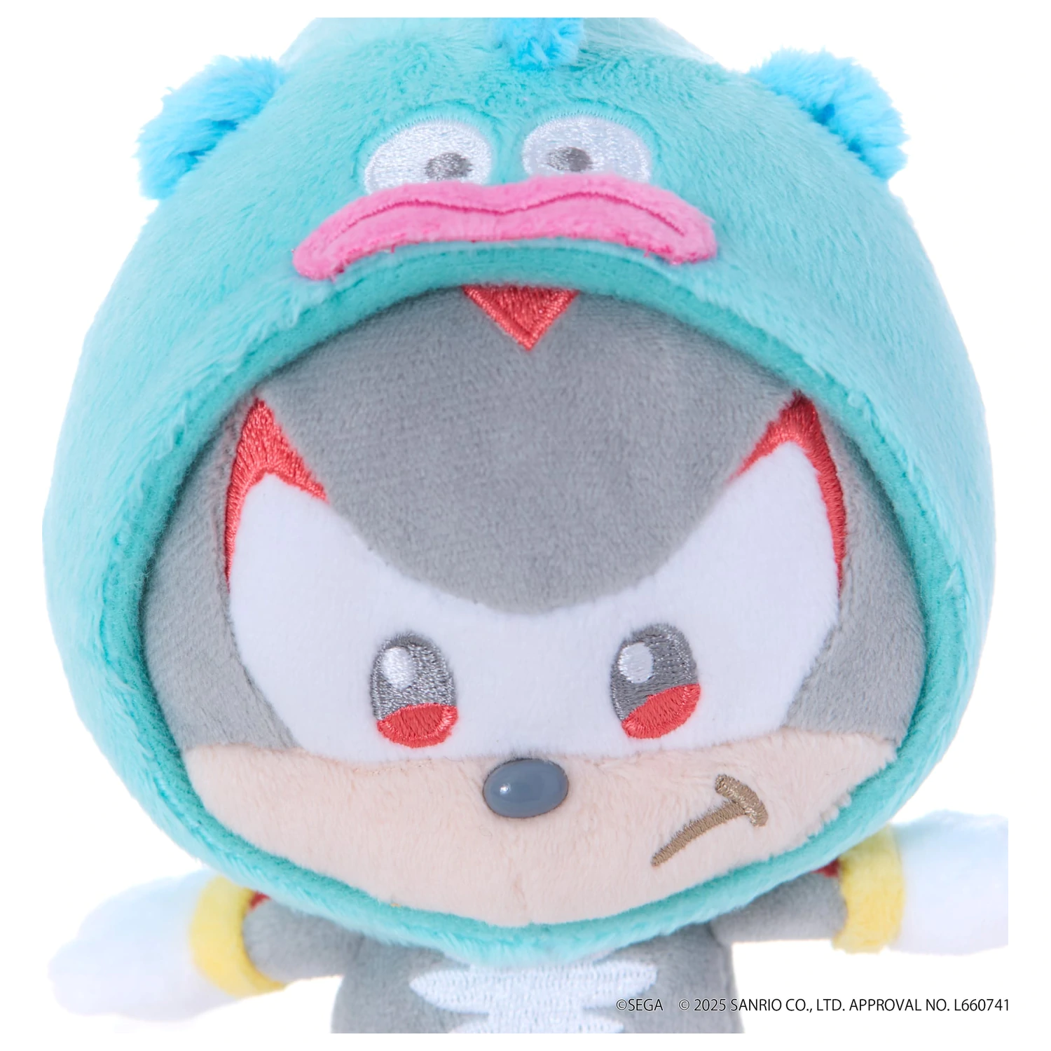 Sonic & Friends X Sanrio Shadow X Hangyodon Maskotka Pluszowa 8cm zdjęcie produktu