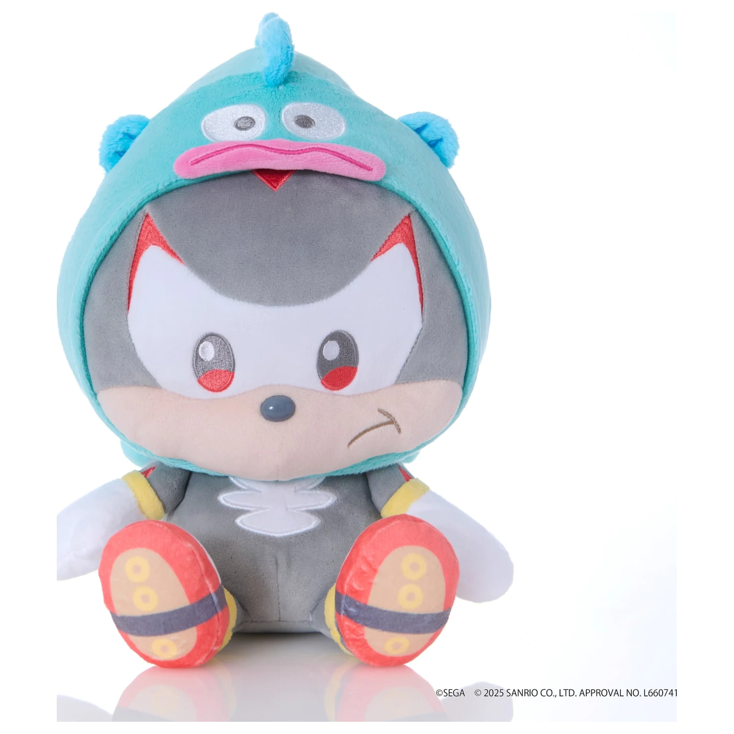 Sonic & Friends x Sanrio Shadow x Hangyodon Pluszowa zabawka 24cm zdjęcie produktu