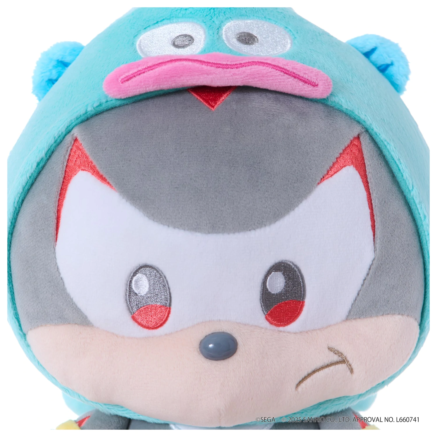 Sonic & Friends x Sanrio Shadow x Hangyodon Pluszowa zabawka 24cm zdjęcie produktu