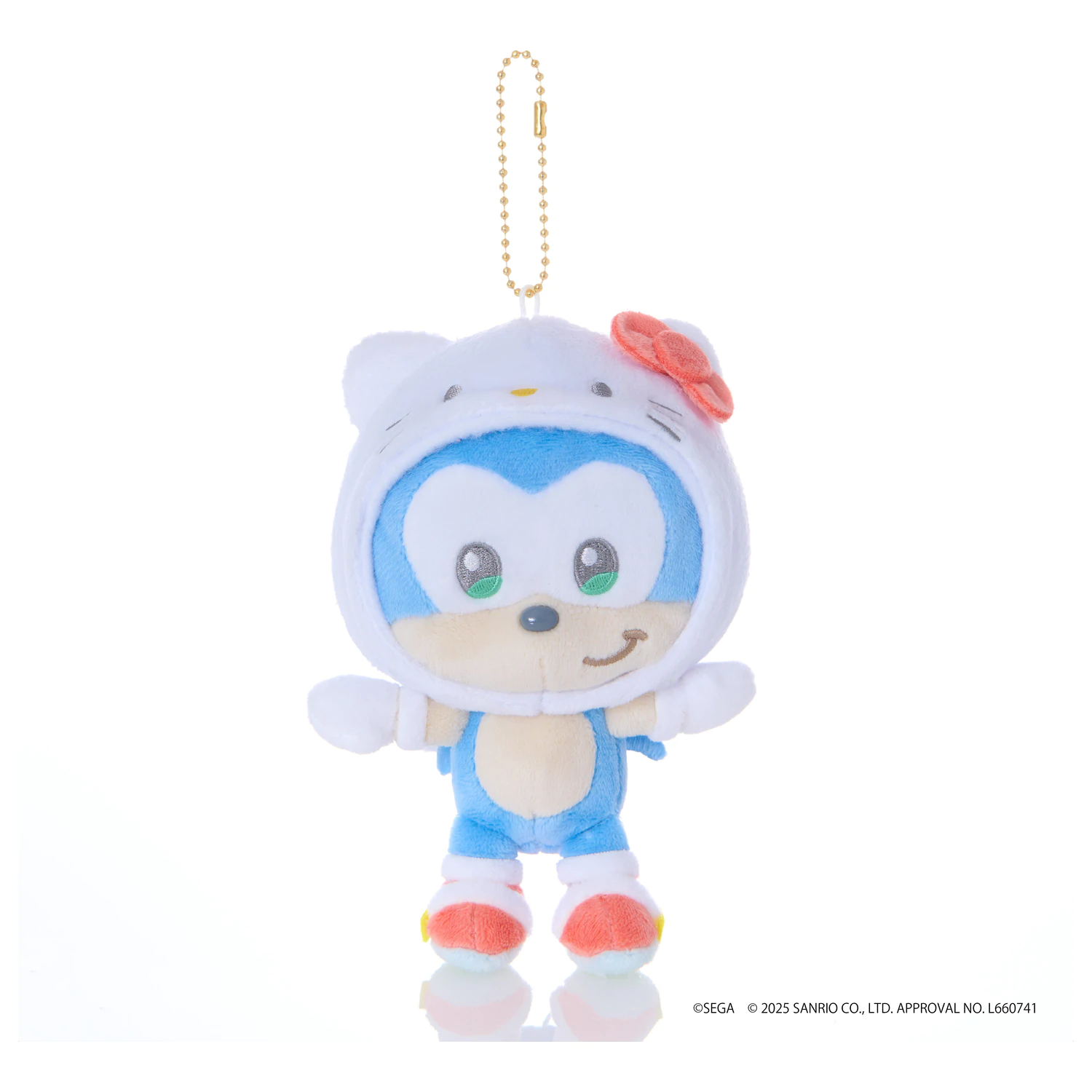 SONIC & FRIENDS x SANRIO Sonic x Hello Kitty Maskotka Pluszowa 8cm zdjęcie produktu