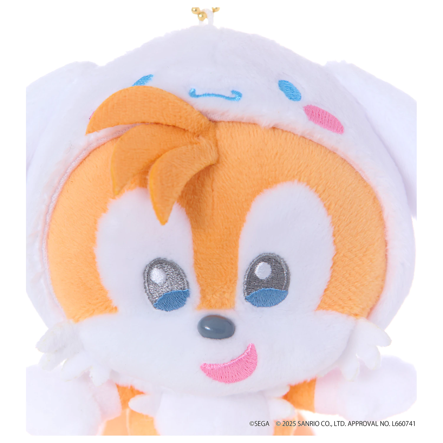 SONIC & FRIENDS x SANRIO Tails x Cinnamoroll Maskotka pluszowa 8 cm zdjęcie produktu