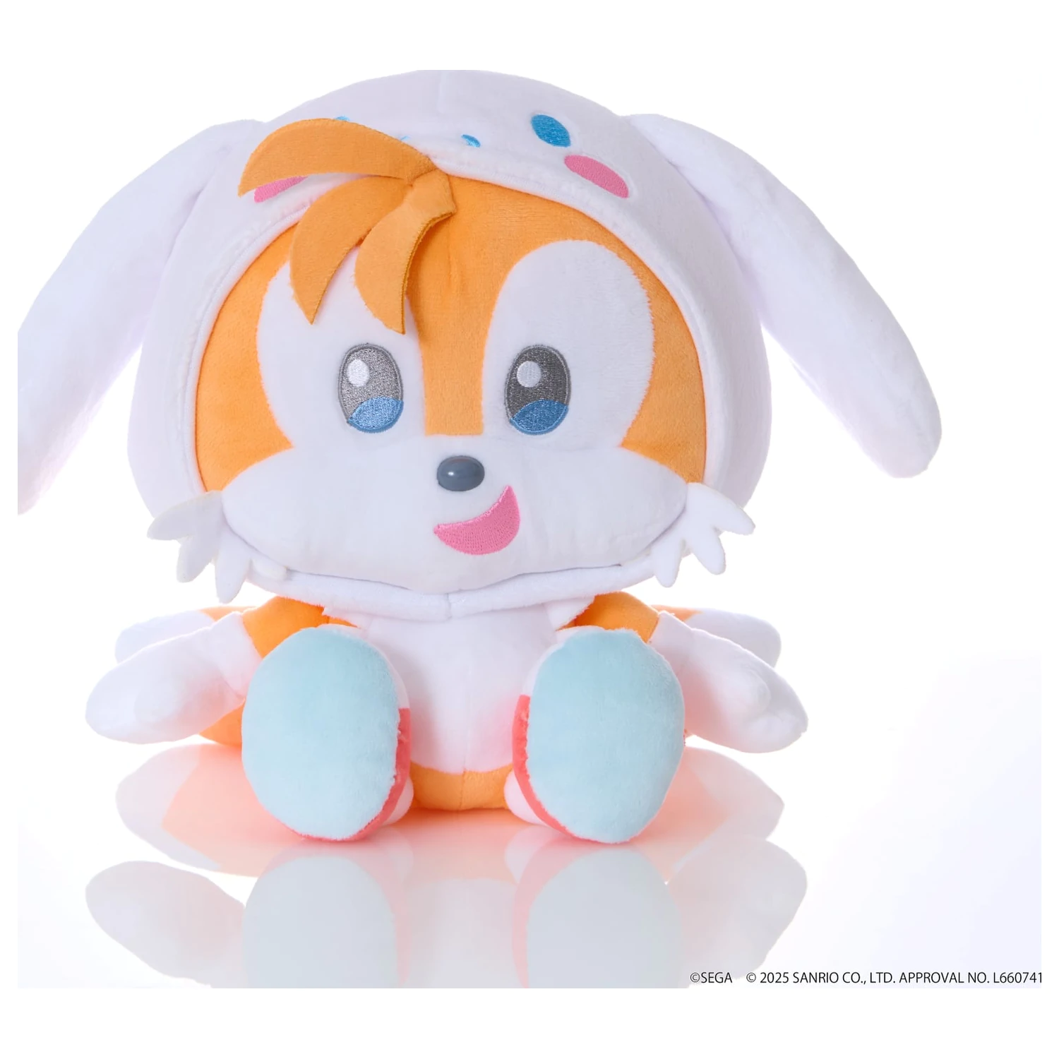 Sonic & Friends x Sanrio Tails x Cinnamoroll pluszowa zabawka 24cm zdjęcie produktu