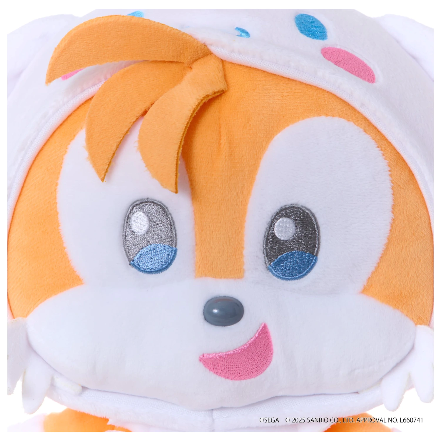 Sonic & Friends x Sanrio Tails x Cinnamoroll pluszowa zabawka 24cm zdjęcie produktu