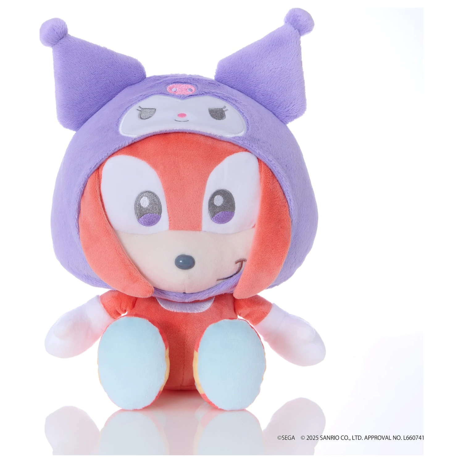 SONIC & FRIENDS X SANRIO Knuckles X Kuromi Pluszowa zabawka 24cm zdjęcie produktu