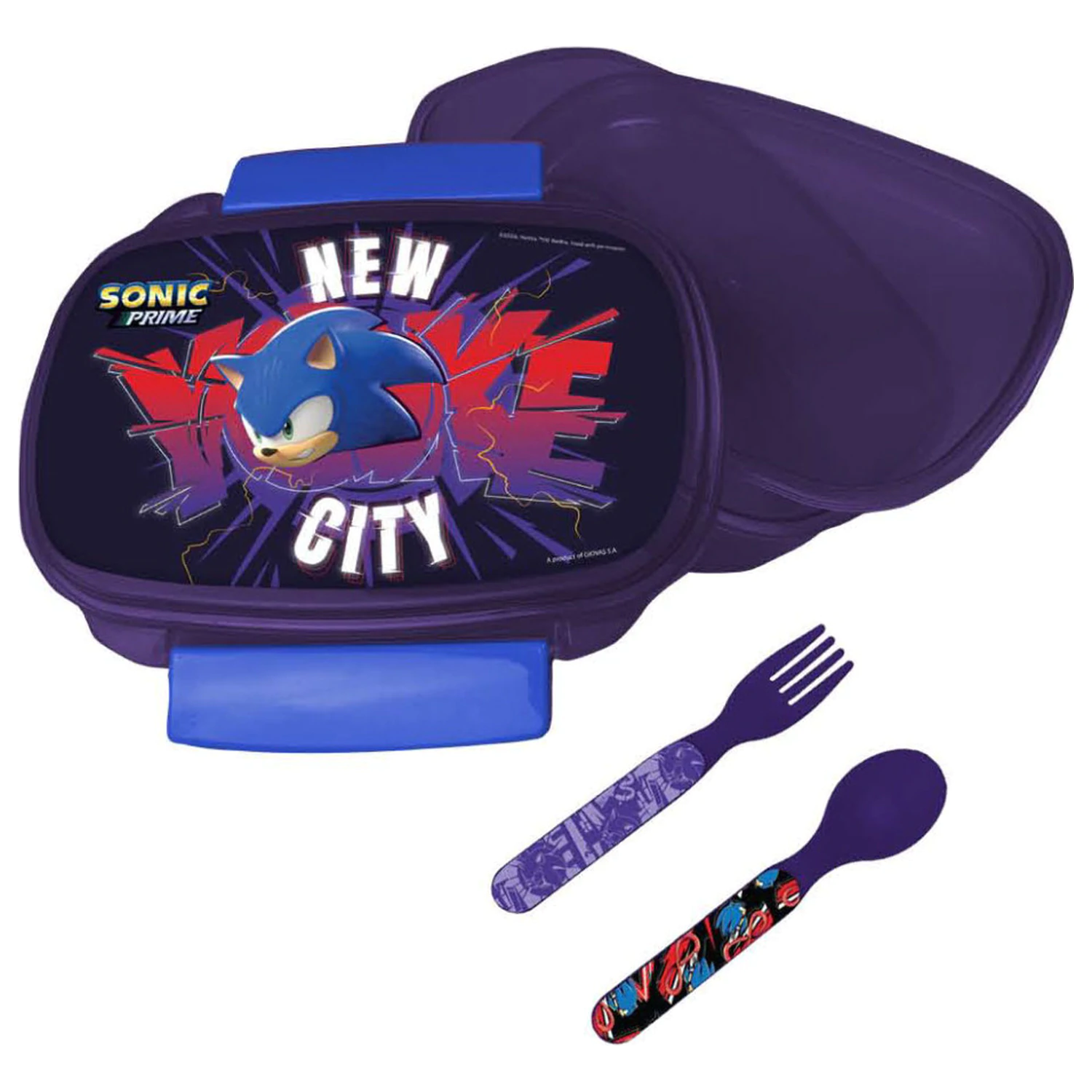 Sonic Get Me Pudełko na kanapki + Zestaw sztućców zdjęcie produktu