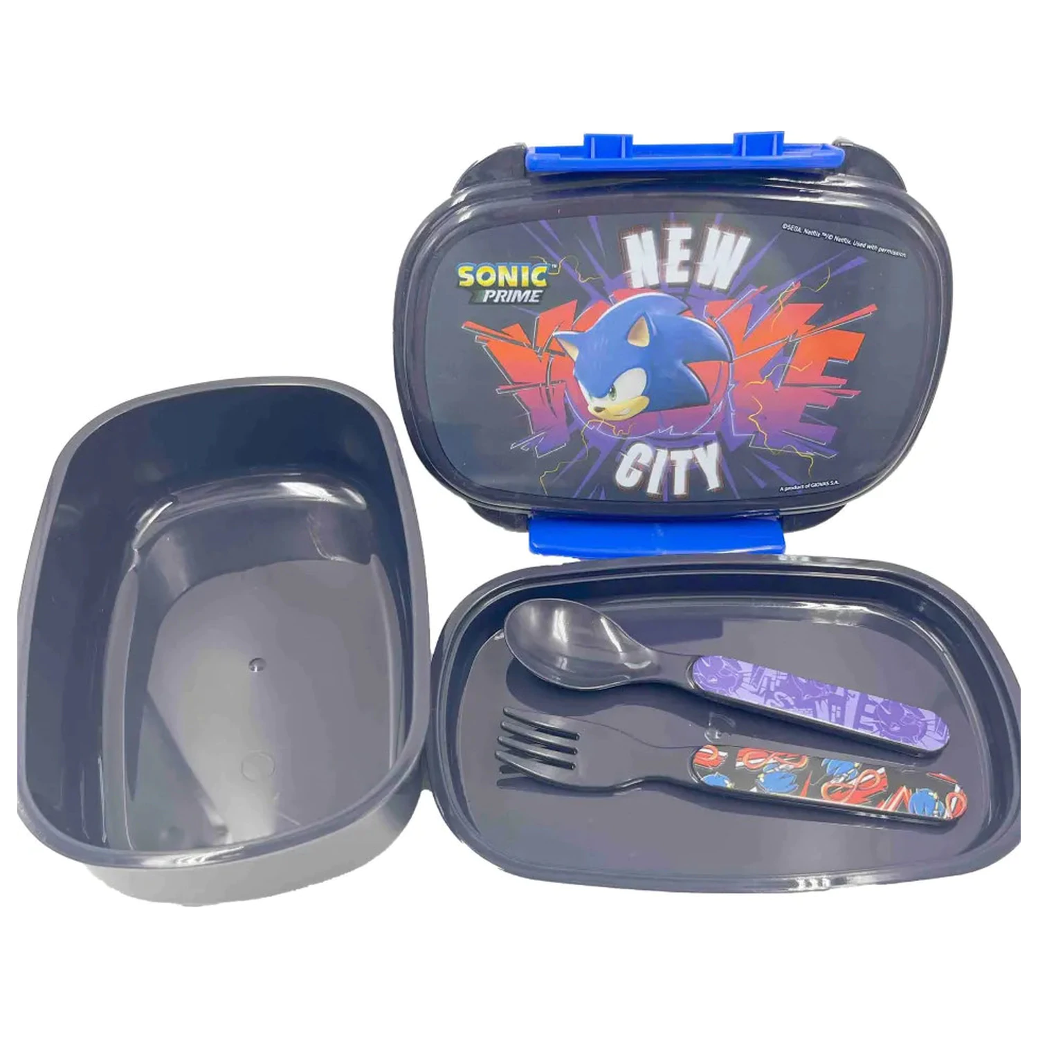 Sonic Get Me Pudełko na kanapki + Zestaw sztućców zdjęcie produktu