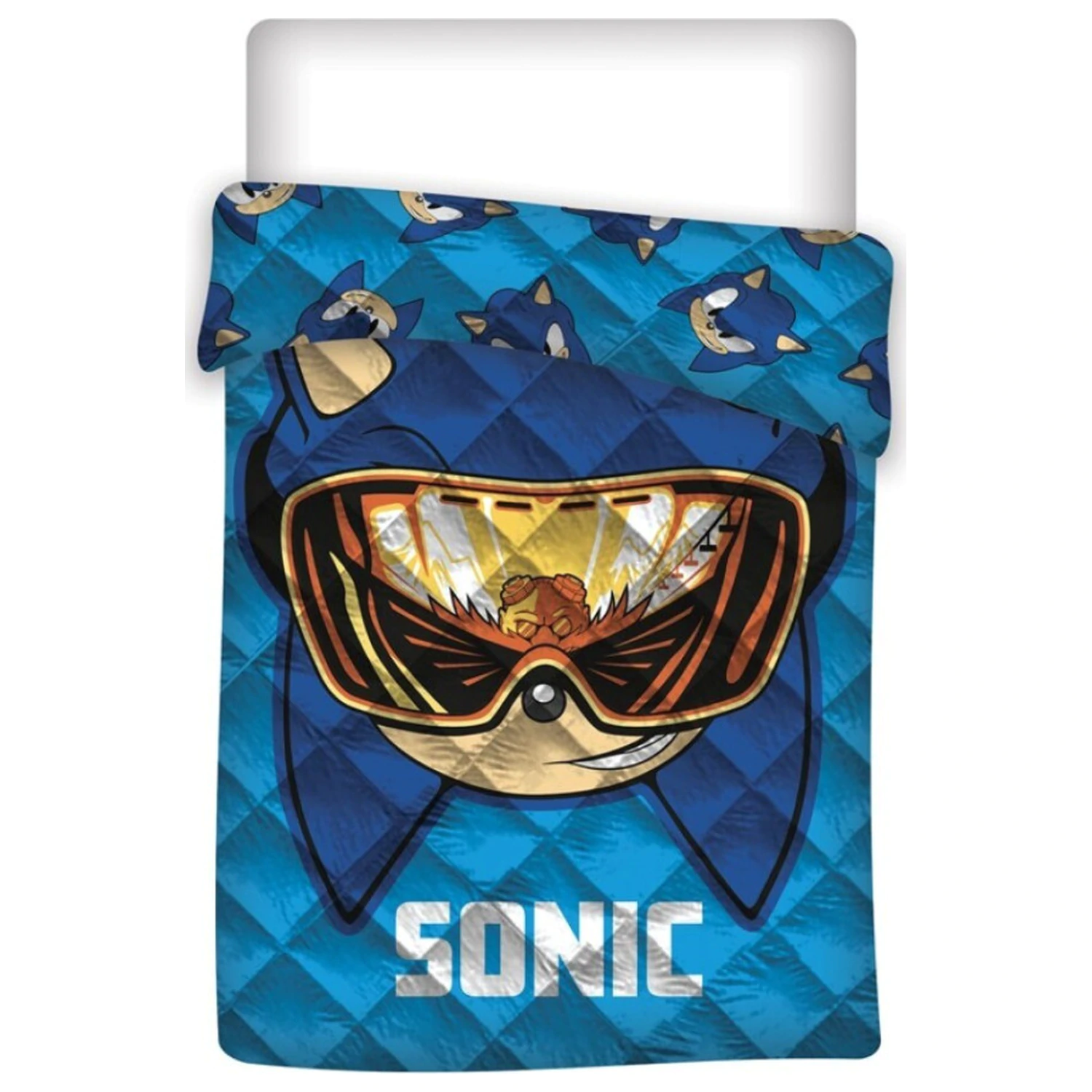 Sonic Glasses Pikowana narzuta na łóżko, poszwa na kołdrę 140x200cm zdjęcie produktu