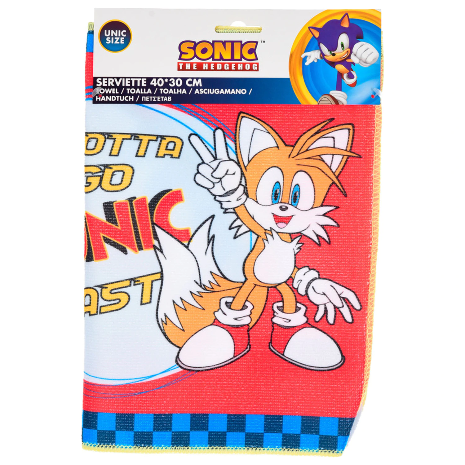 Sonic Gotta Go ręcznik do rąk, ręcznik do twarzy, ręcznik zdjęcie produktu
