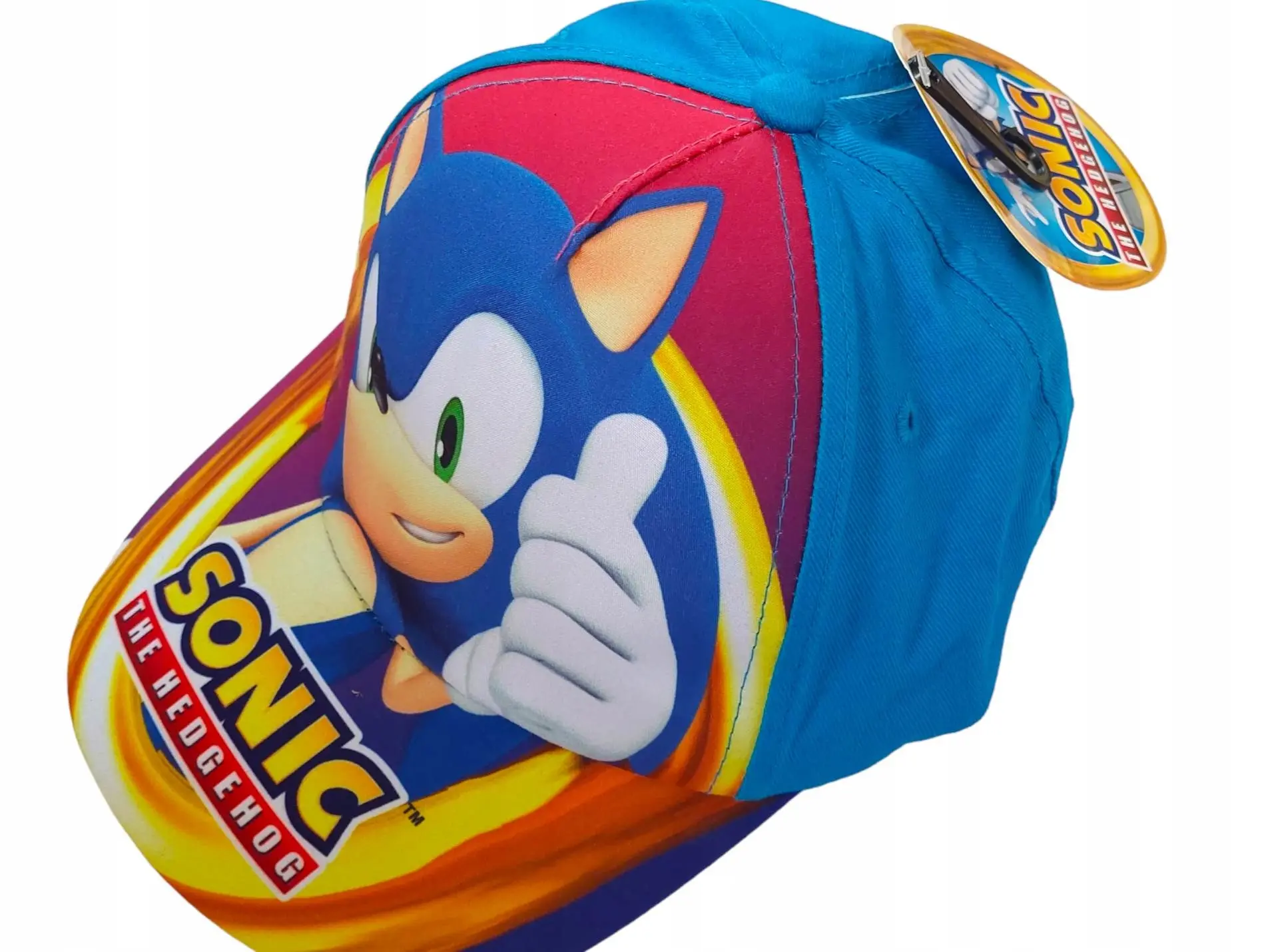 Sonic Blue dziecięca czapka bejsbolówka zdjęcie produktu