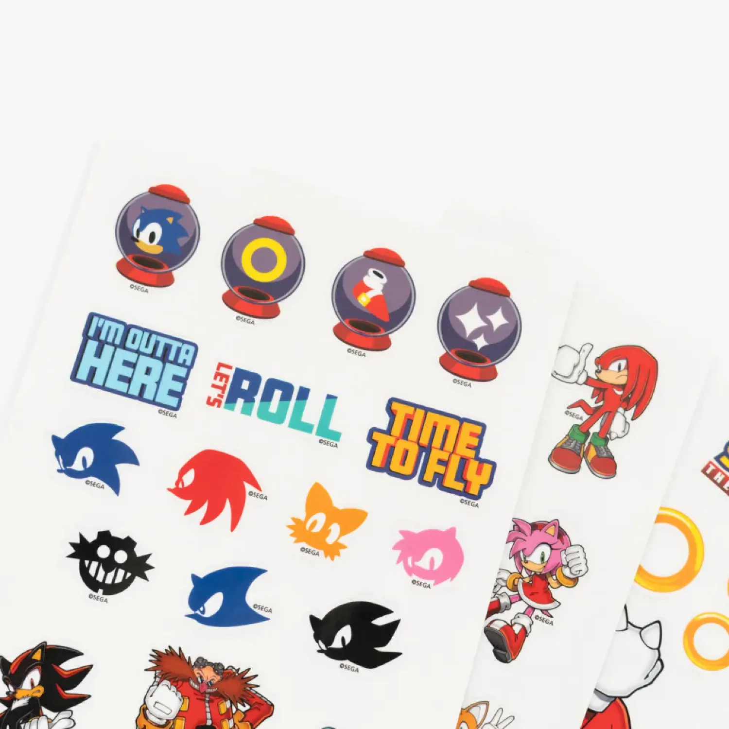 Sonic zestaw naklejek zdjęcie produktu