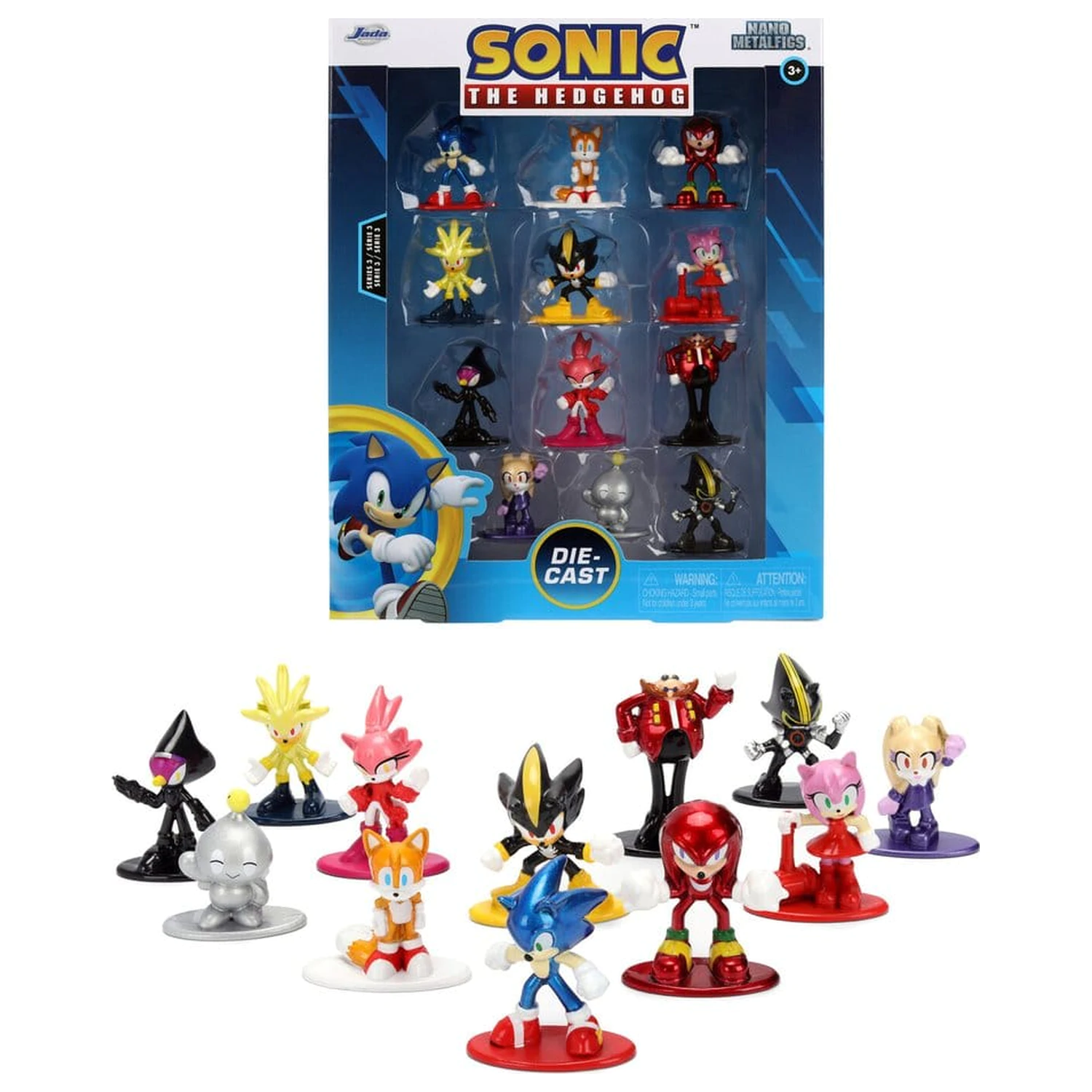 Sonic Nano Metalfigs Mini figurki 12-pak zdjęcie produktu