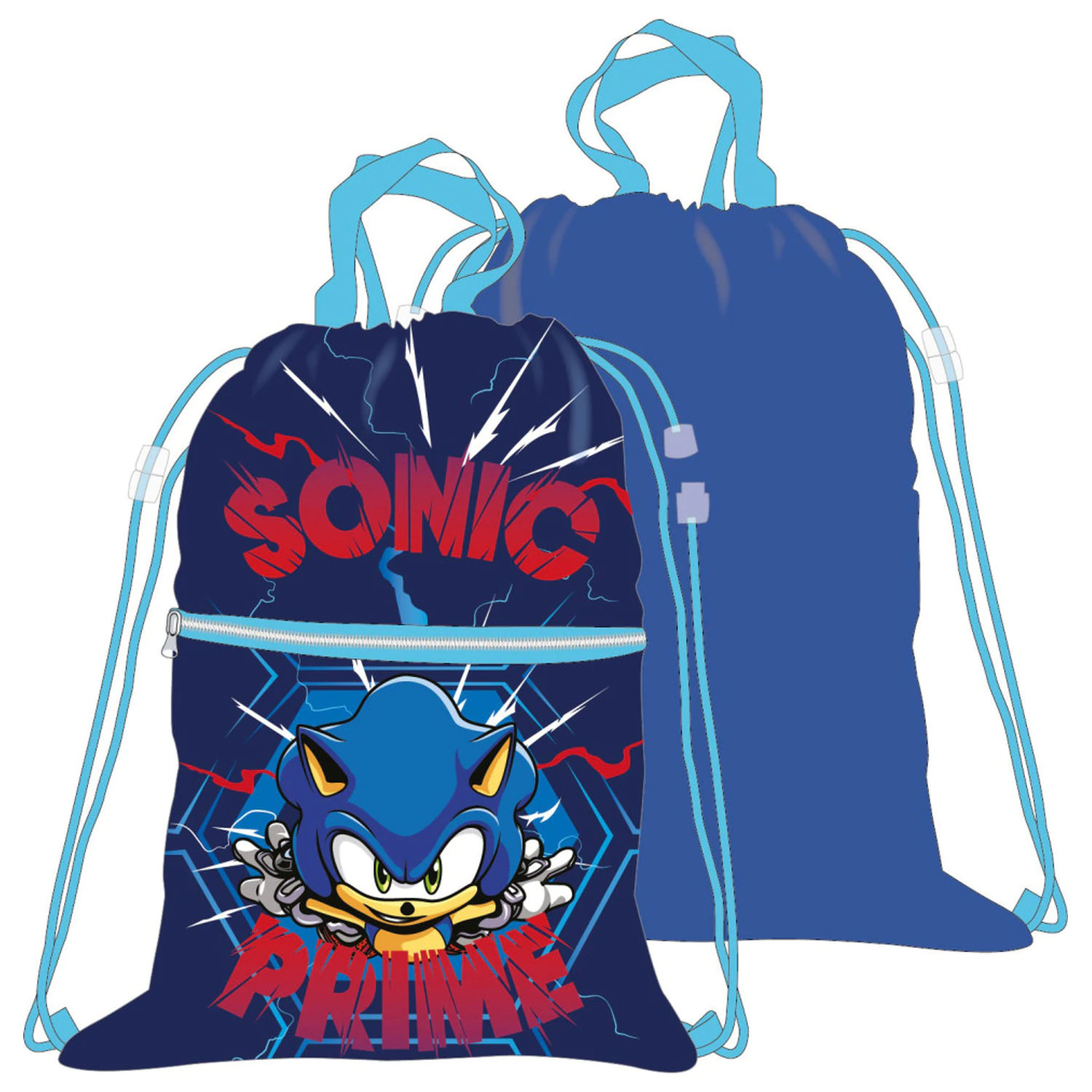 Sonic Prime Deluxe Torba sportowa, Torba na siłownię 45 cm zdjęcie produktu