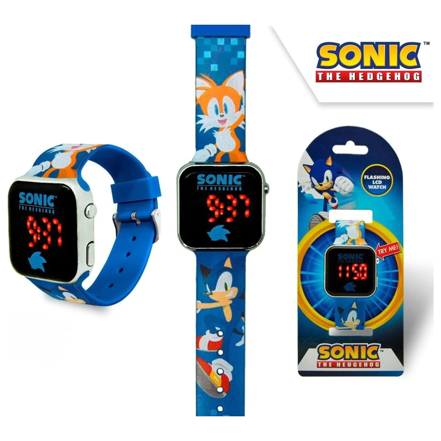Sonic Prime cyfrowy LED zegarek na rękę zdjęcie produktu