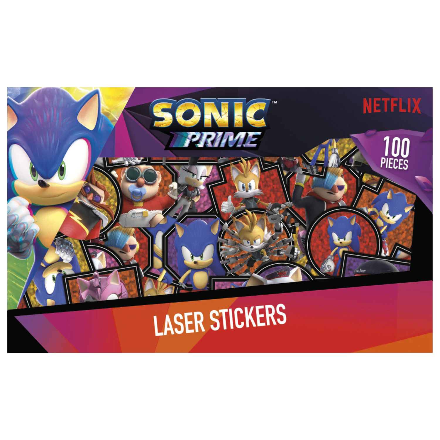 Sonic Prime Super Zestaw Naklejek z Zabawką zdjęcie produktu