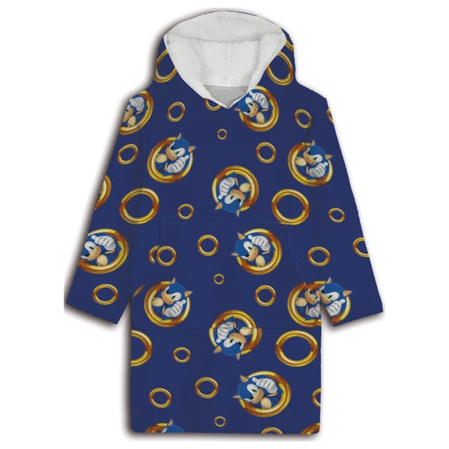Sonic Ring Adult Wearable Pluszowy Koc Polarowy Poncho zdjęcie produktu