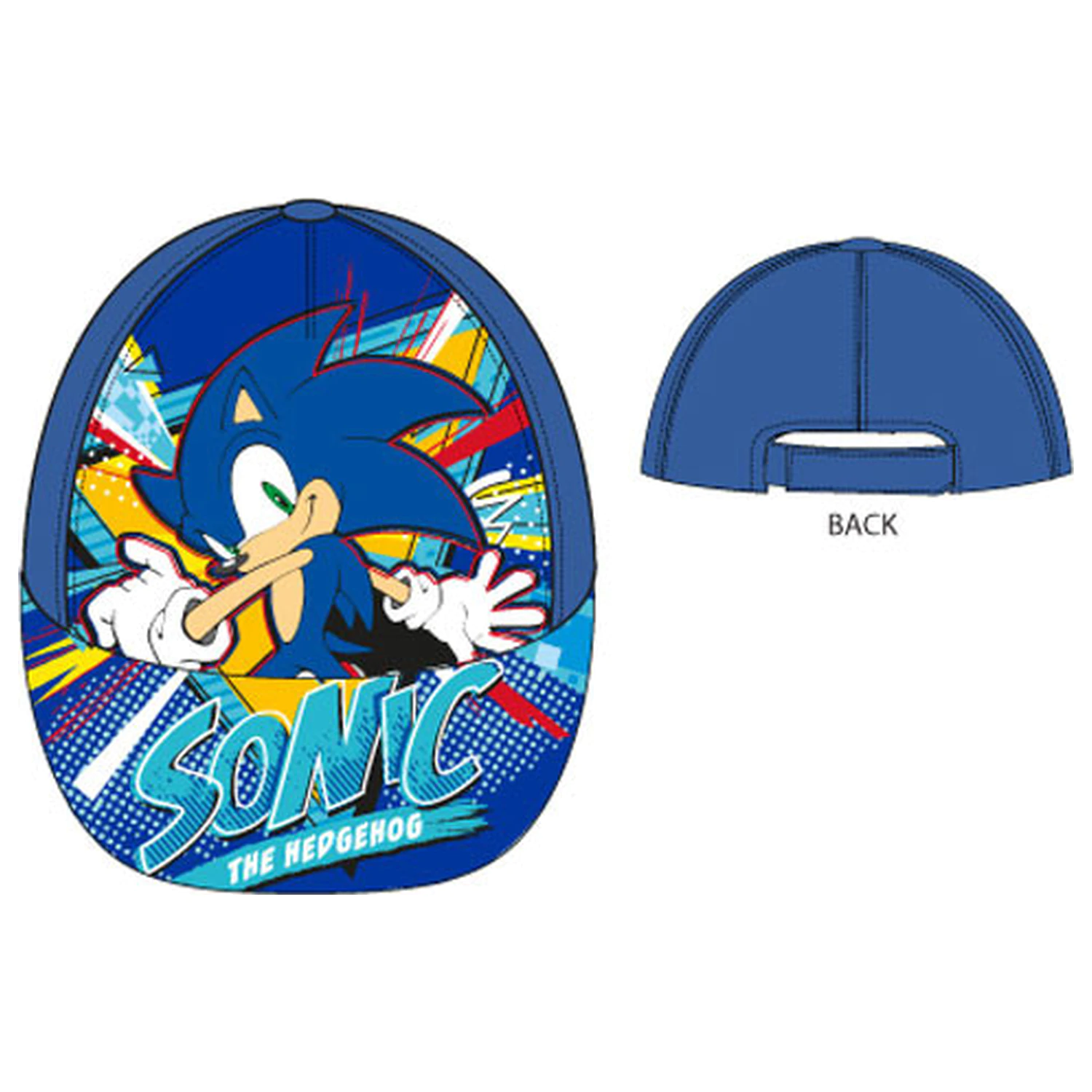 Sonic Ring Runner Blue Dziecięca czapka baseballowa 52 cm zdjęcie produktu