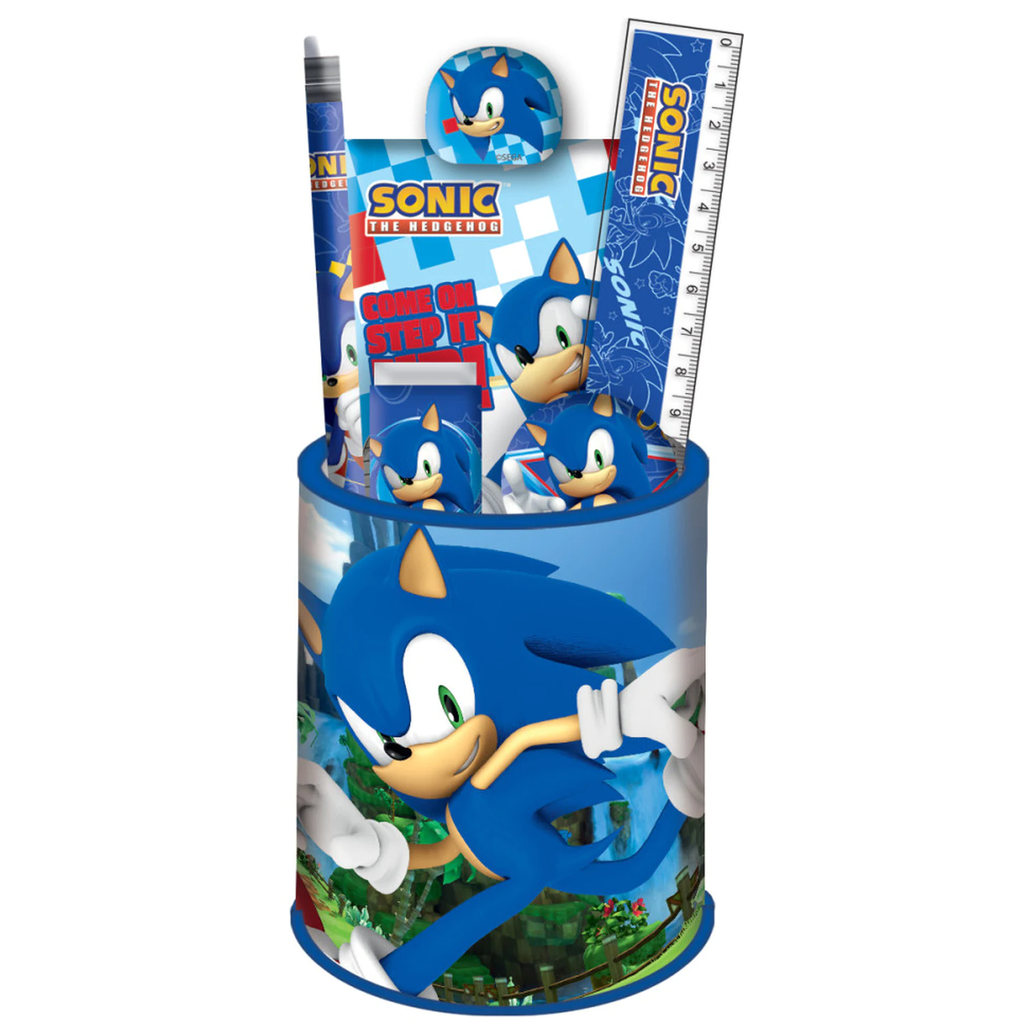 Zestaw przyborów piśmienniczych Sonic Rush, 7 szt. zdjęcie produktu