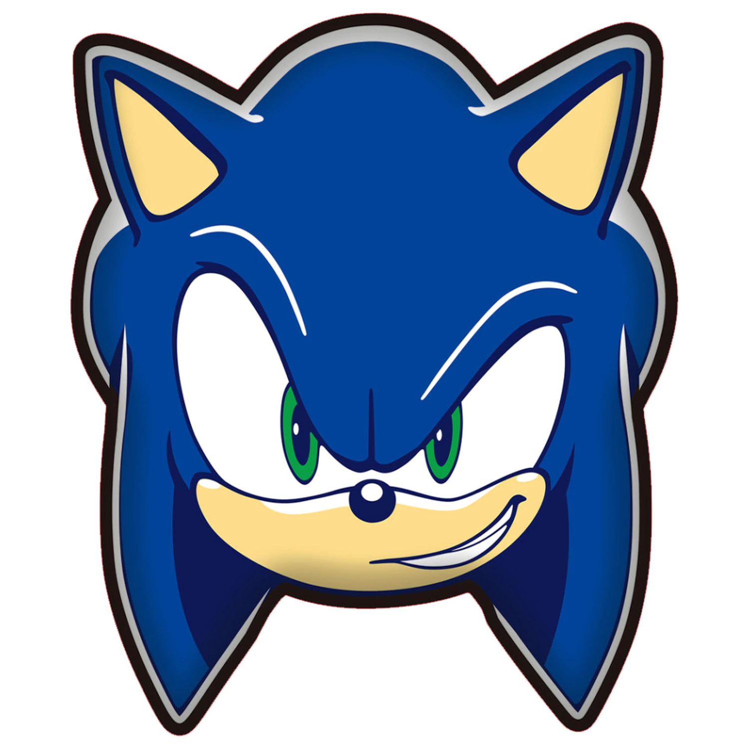 Sonic Smirk shaped poduszka, ozdobna poduszka zdjęcie produktu