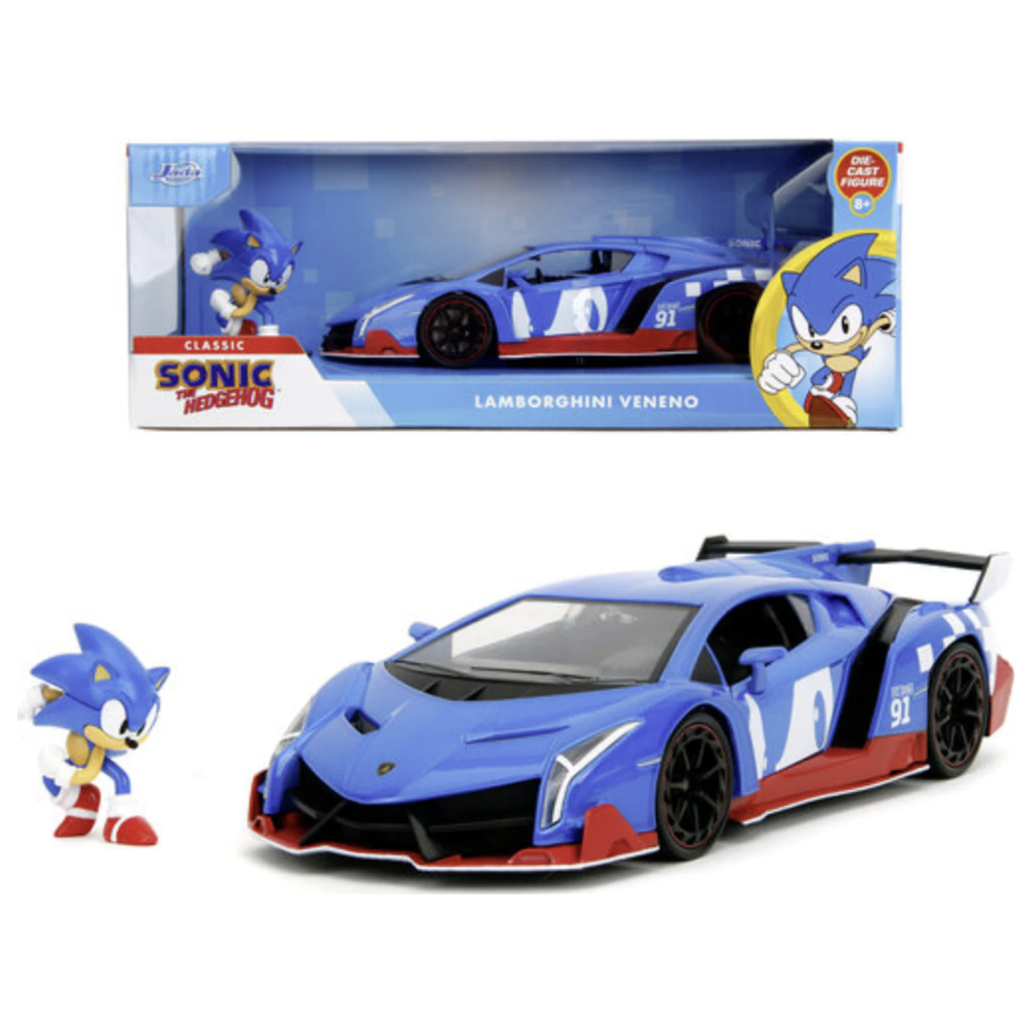 SONIC Sonic & Lamborghini Veneno 1:24 zdjęcie produktu