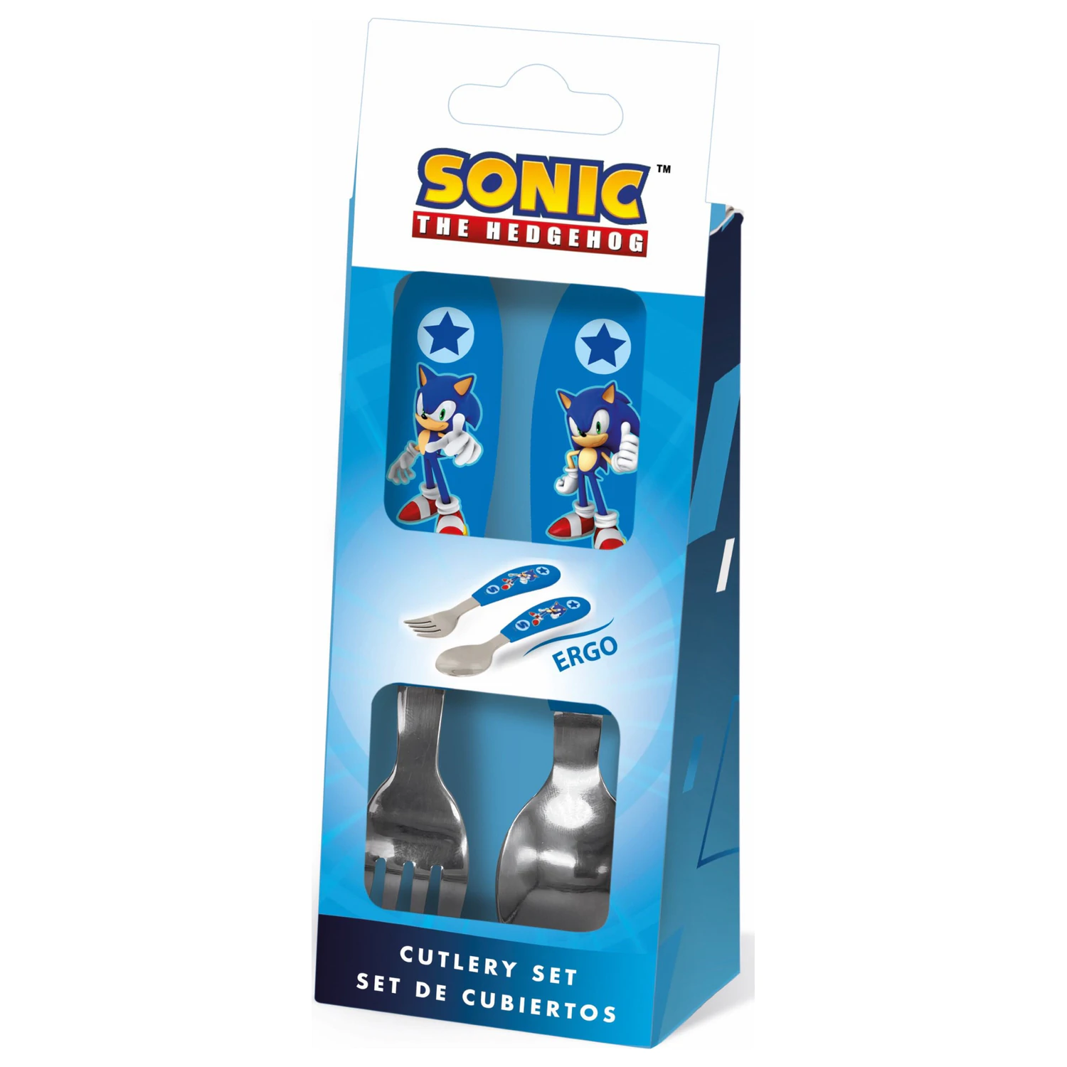 Sonic Speed Metal Ergo Cutlery Set - zestaw sztućców, 2-częściowy zdjęcie produktu