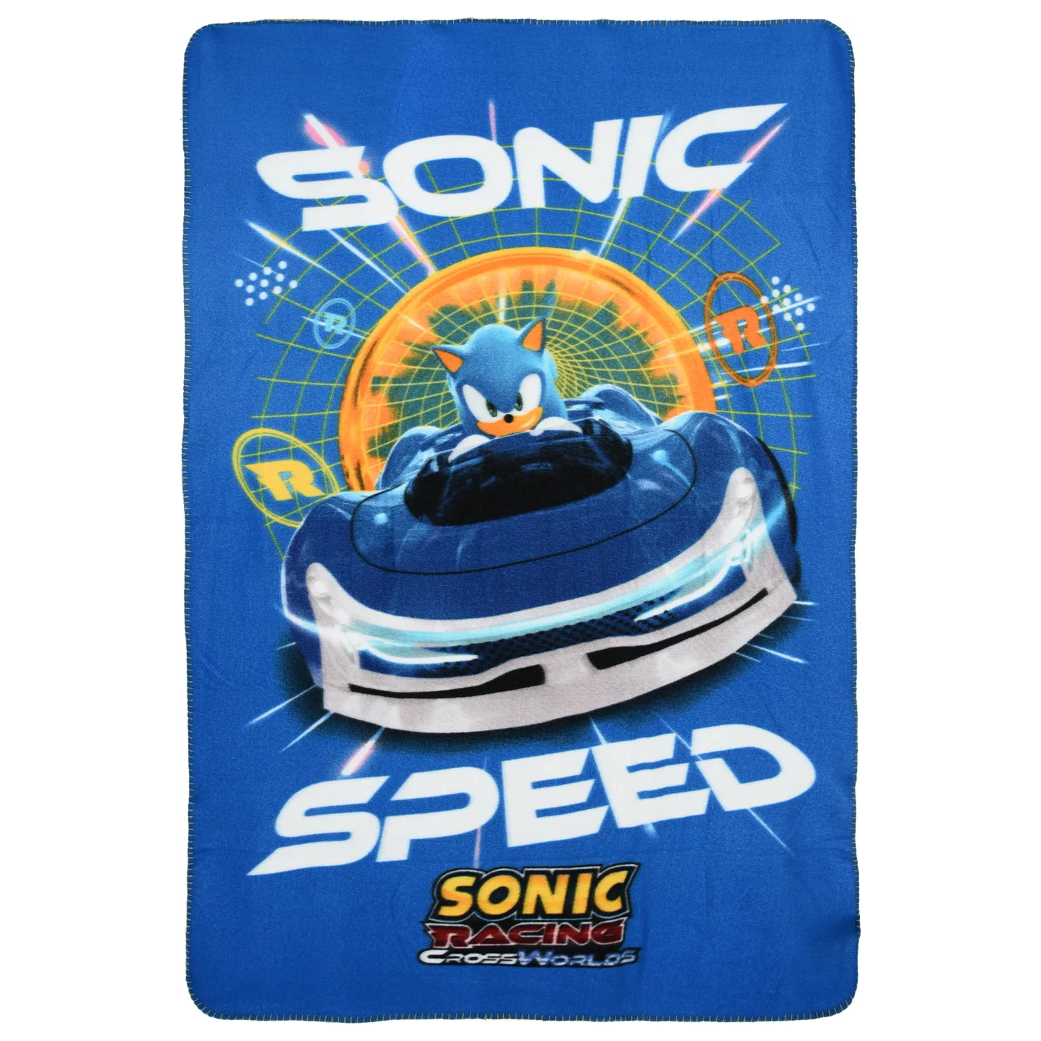 Koc z polaru Sonic Speed 100x150 cm zdjęcie produktu