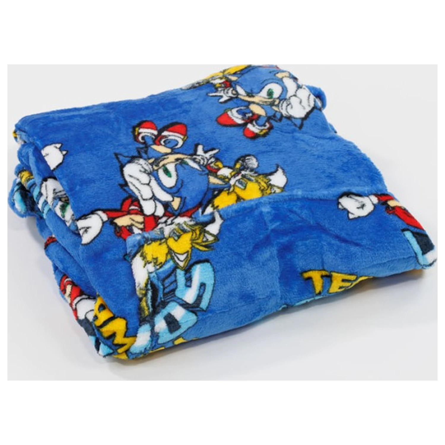 Sonic Team Wearable Pluszowy Koc Polarowy Poncho dla dzieci w wieku 7-14 lat zdjęcie produktu