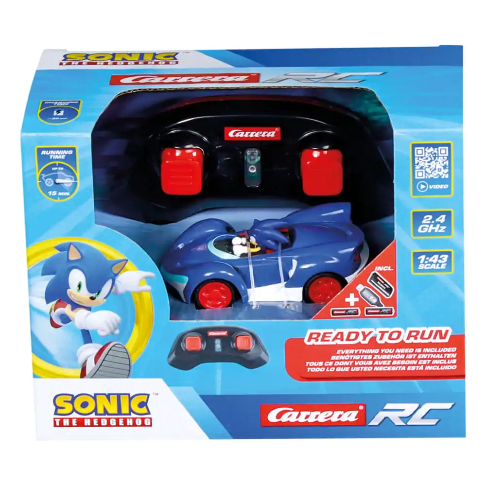 Sonic the Hedgehog Samochód zdalnie sterowany RC 1/43 2.4GHz Mini Sonic zdjęcie produktu