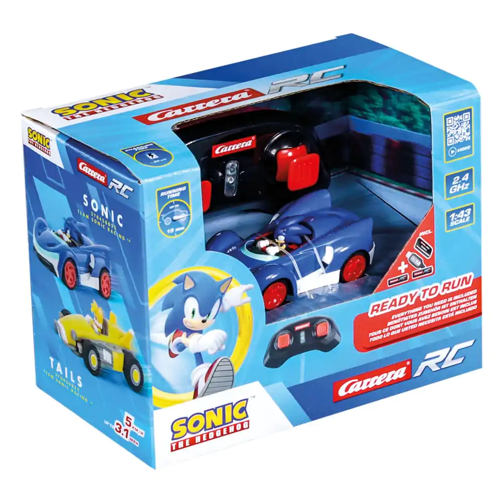 Sonic the Hedgehog Samochód zdalnie sterowany RC 1/43 2.4GHz Mini Sonic zdjęcie produktu