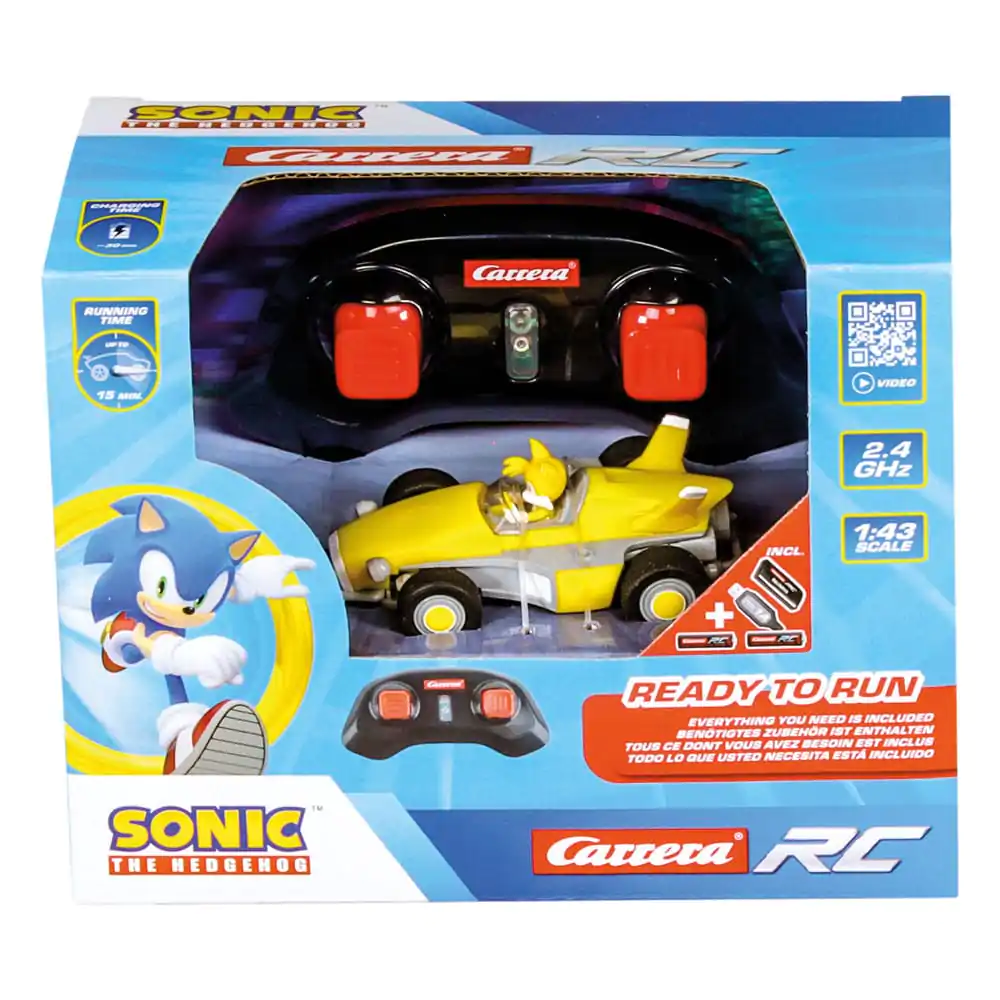 Sonic the Hedgehog zdalnie sterowany samochód RC 1/43 2.4GHz Mini Tails zdjęcie produktu
