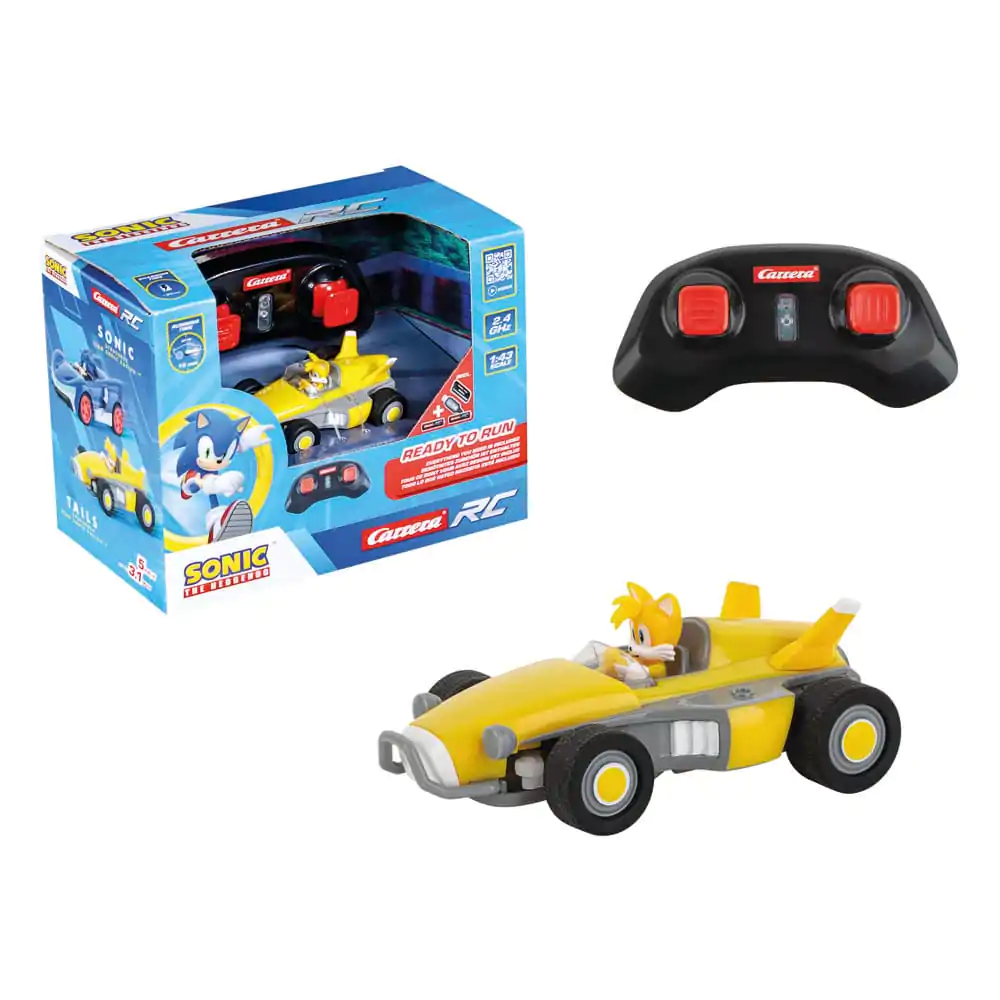Sonic the Hedgehog zdalnie sterowany samochód RC 1/43 2.4GHz Mini Tails zdjęcie produktu