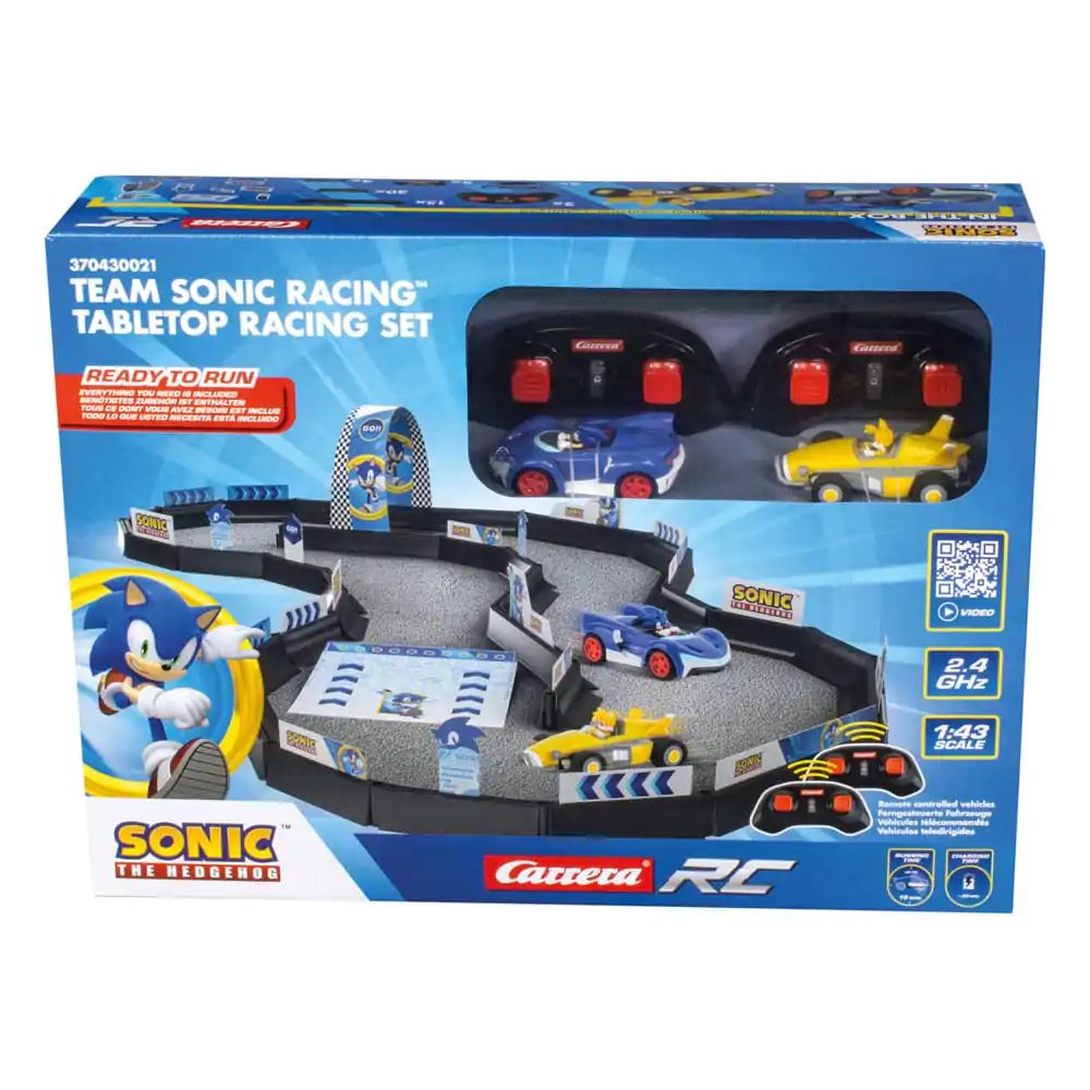 Sonic the Hedgehog Samochód RC zdalnie sterowany 1/43 2.4GHz Zestaw wyścigowy na stół zdjęcie produktu