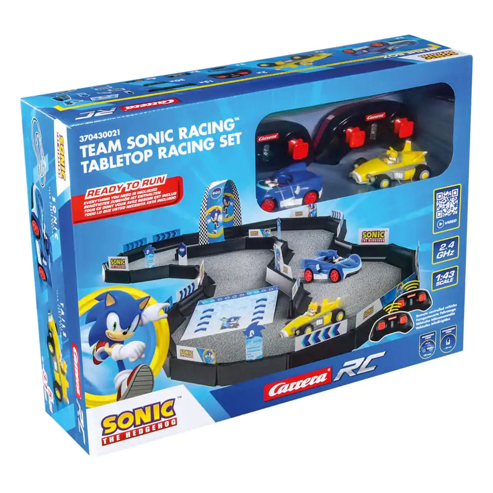 Sonic the Hedgehog Samochód RC zdalnie sterowany 1/43 2.4GHz Zestaw wyścigowy na stół zdjęcie produktu