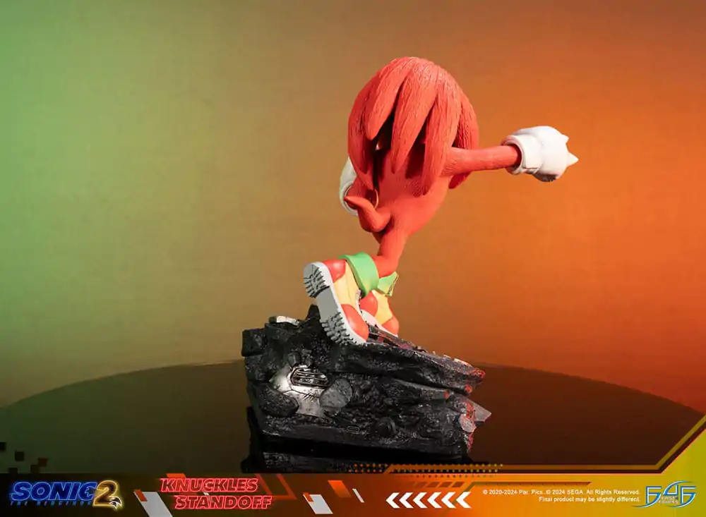 Sonic the Hedgehog 2 Statue Knuckles Standoff 30 cm Statua zdjęcie produktu