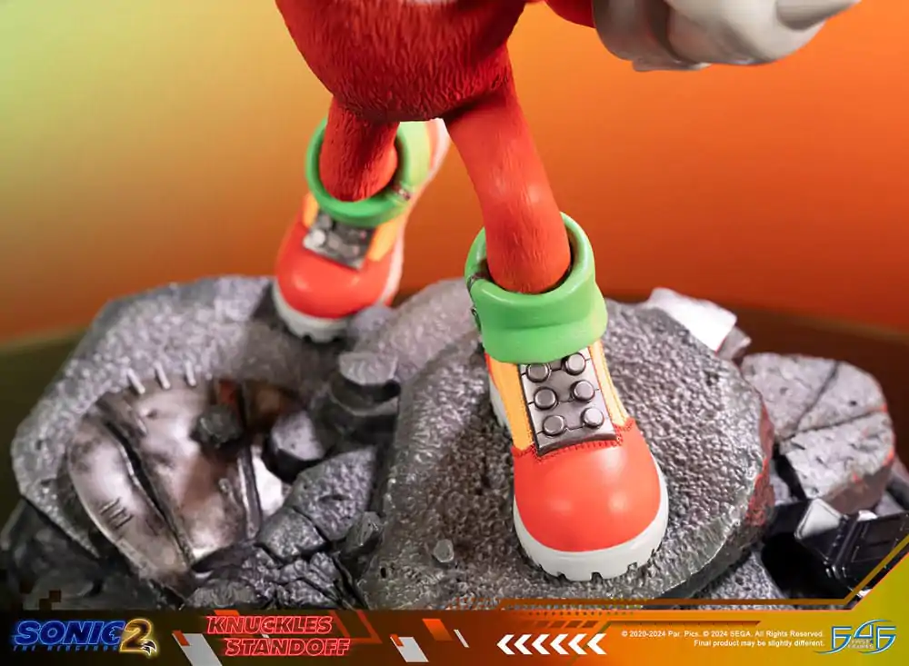 Sonic the Hedgehog 2 Statue Knuckles Standoff 30 cm Statua zdjęcie produktu