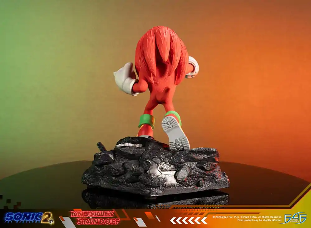 Sonic the Hedgehog 2 Statue Knuckles Standoff 30 cm Statua zdjęcie produktu