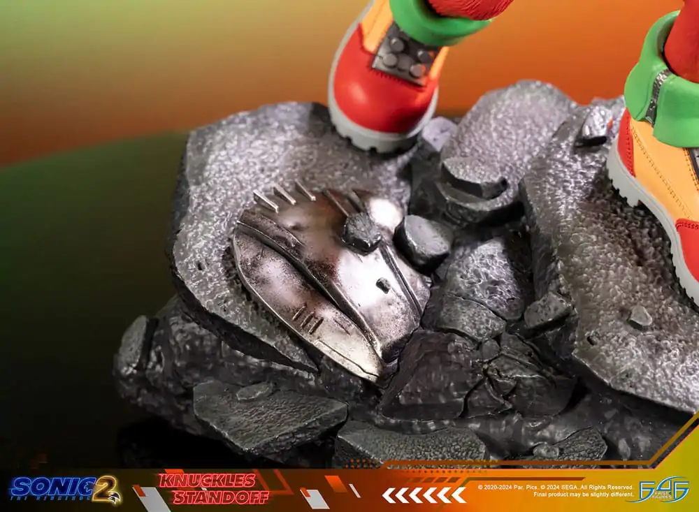 Sonic the Hedgehog 2 Statue Knuckles Standoff 30 cm Statua zdjęcie produktu