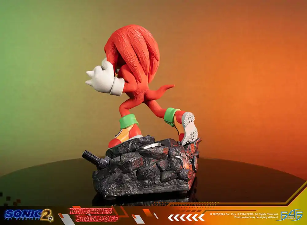 Sonic the Hedgehog 2 Statue Knuckles Standoff 30 cm Statua zdjęcie produktu