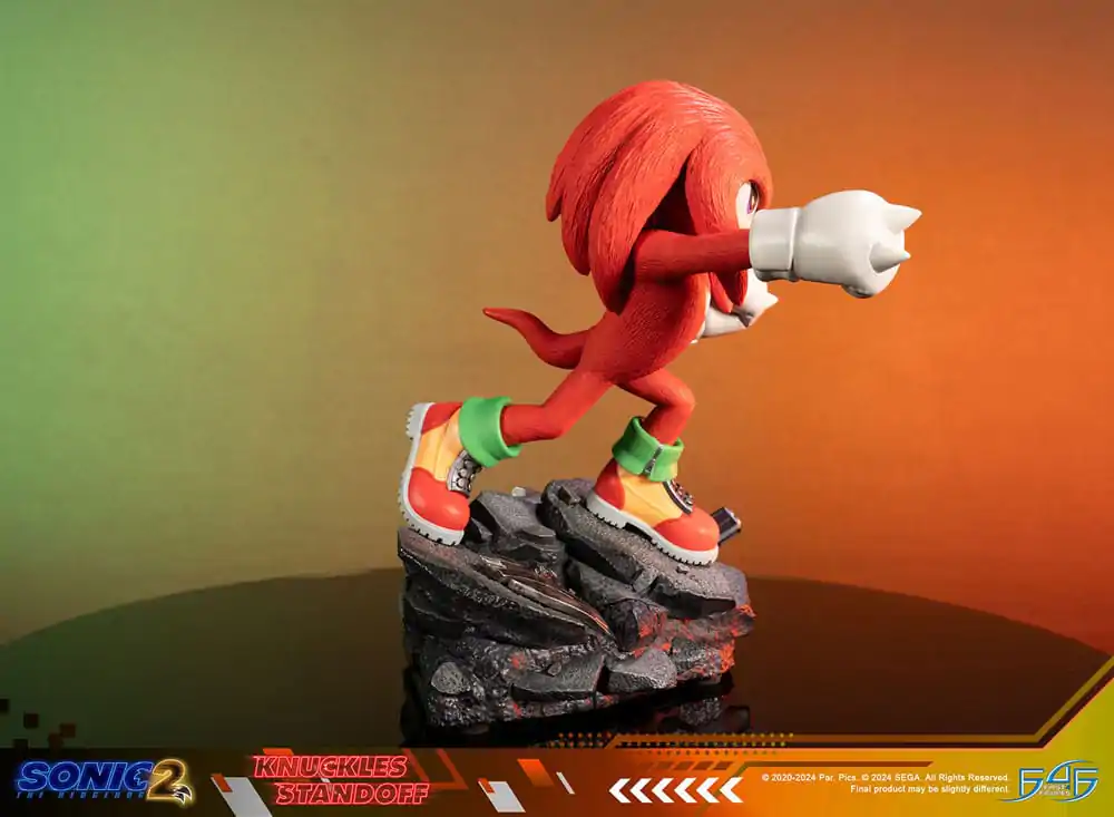 Sonic the Hedgehog 2 Statue Knuckles Standoff 30 cm Statua zdjęcie produktu