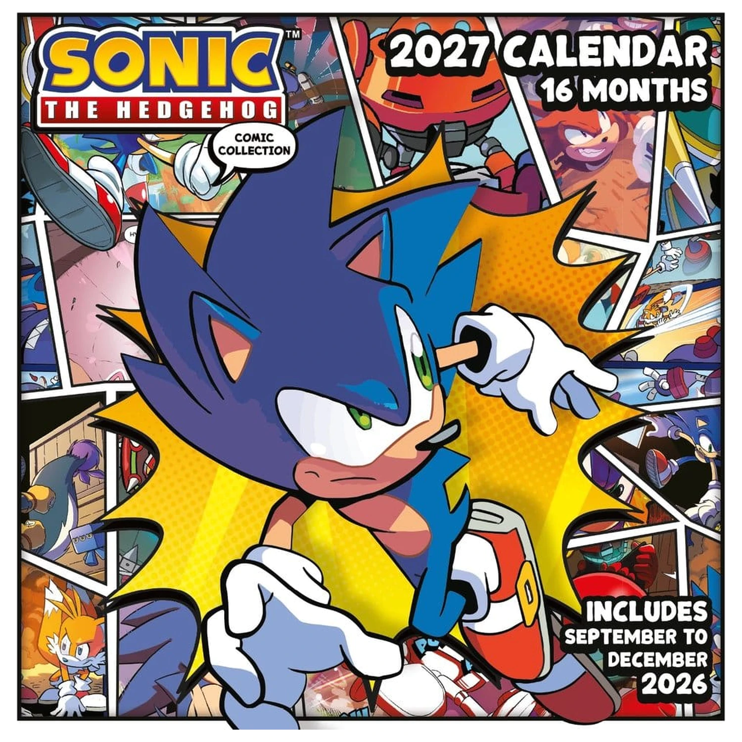 Sonic the Hedgehog (2027) kalendarz ścienny zdjęcie produktu