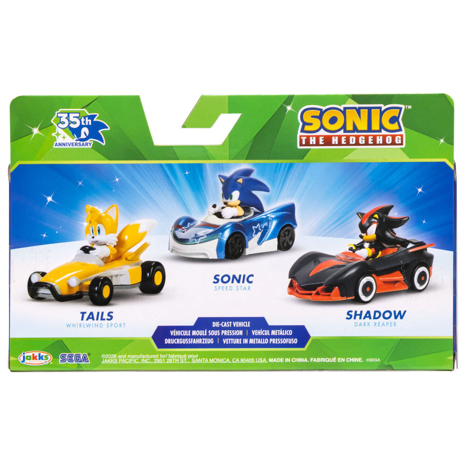 Sonic The Hedgehog pack 3 pojazdów zdjęcie produktu